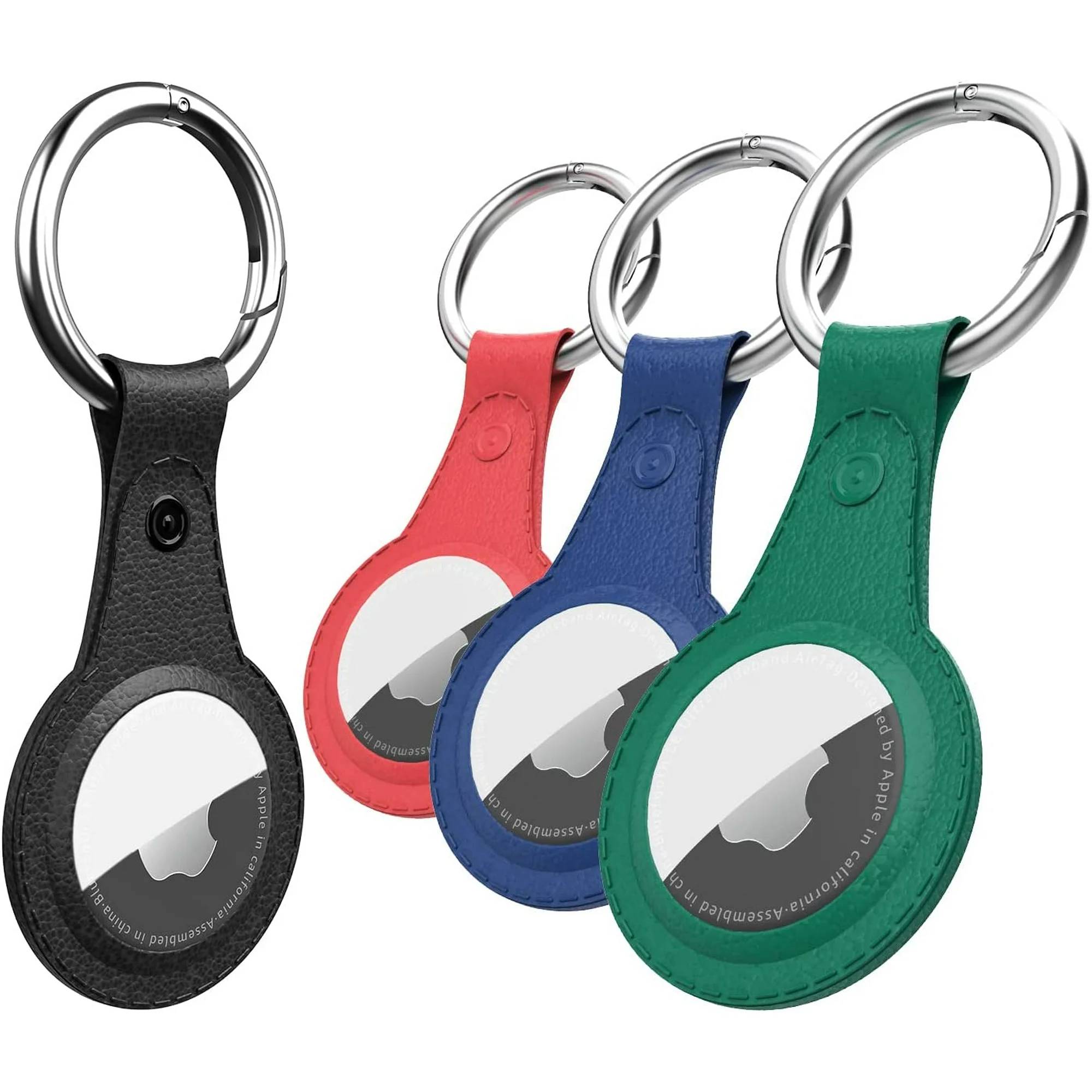 ✅ The AirTags case designed compatible with Apple AirTag 2021



✅ The AirTags case 4 packs are 4 different color combinations compatible with the Apple AirTag keychain to make your life more colorful.



✅ The AirTag cover bumper is compatible with your delicate AirTag. The AirTag keychain is made of silicone material, which could provide a stronger buffer when bumps or drops to fully protect your Air Tags.



✅ The airtag keychain is made of waterproof silicone material, water wash quick dry easy to clean.



✅ The exposed hole design is very conducive to signal transmission and humanized installation. Simply insert your label into the silicone sleeve. A precise cut-out shows the original logo of the brand.