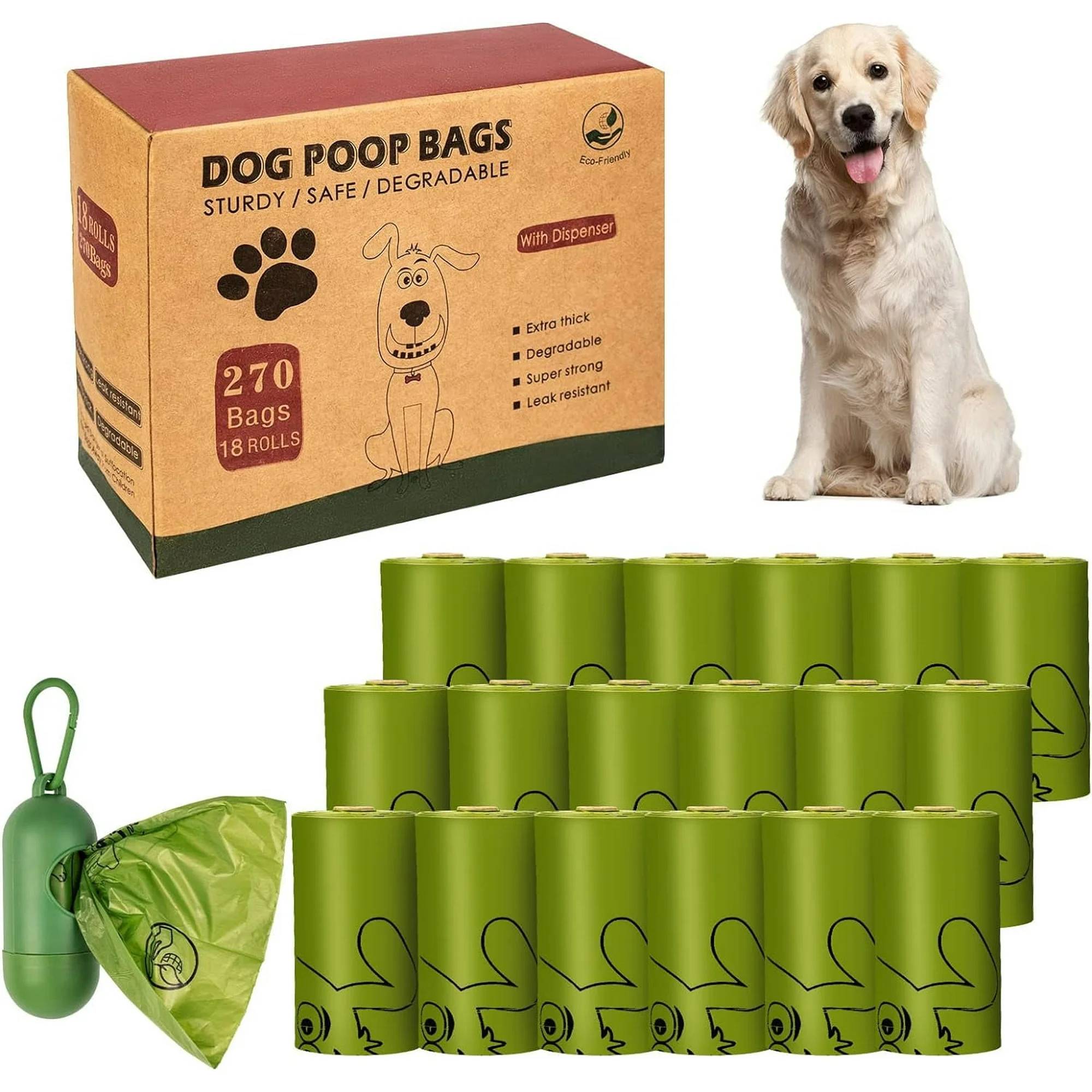 Just tear off a bag, tie it up, and throw it away - no fuss, no mess, no problem! Up your poop bag game with our Pet N Pet doggie bags! They hold water for 7 days without leaking. At this size, they're perfect for any mess. Make your cleanup routine a breeze with our poop bags, complete with an easy-lift sticker. Experience leak protection with our dog waste bags! Made to be durable, these bags keep your hands free from messy mishaps while you handle your pet's business. Our dog poop bags come with a dispenser, pet waste bags to accommodate most size poop and these Juyafio dog poop bags are designed to fit most standard size dispensers.